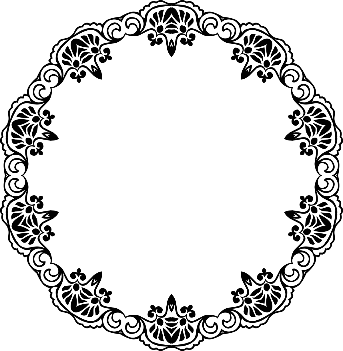 Узор в круге