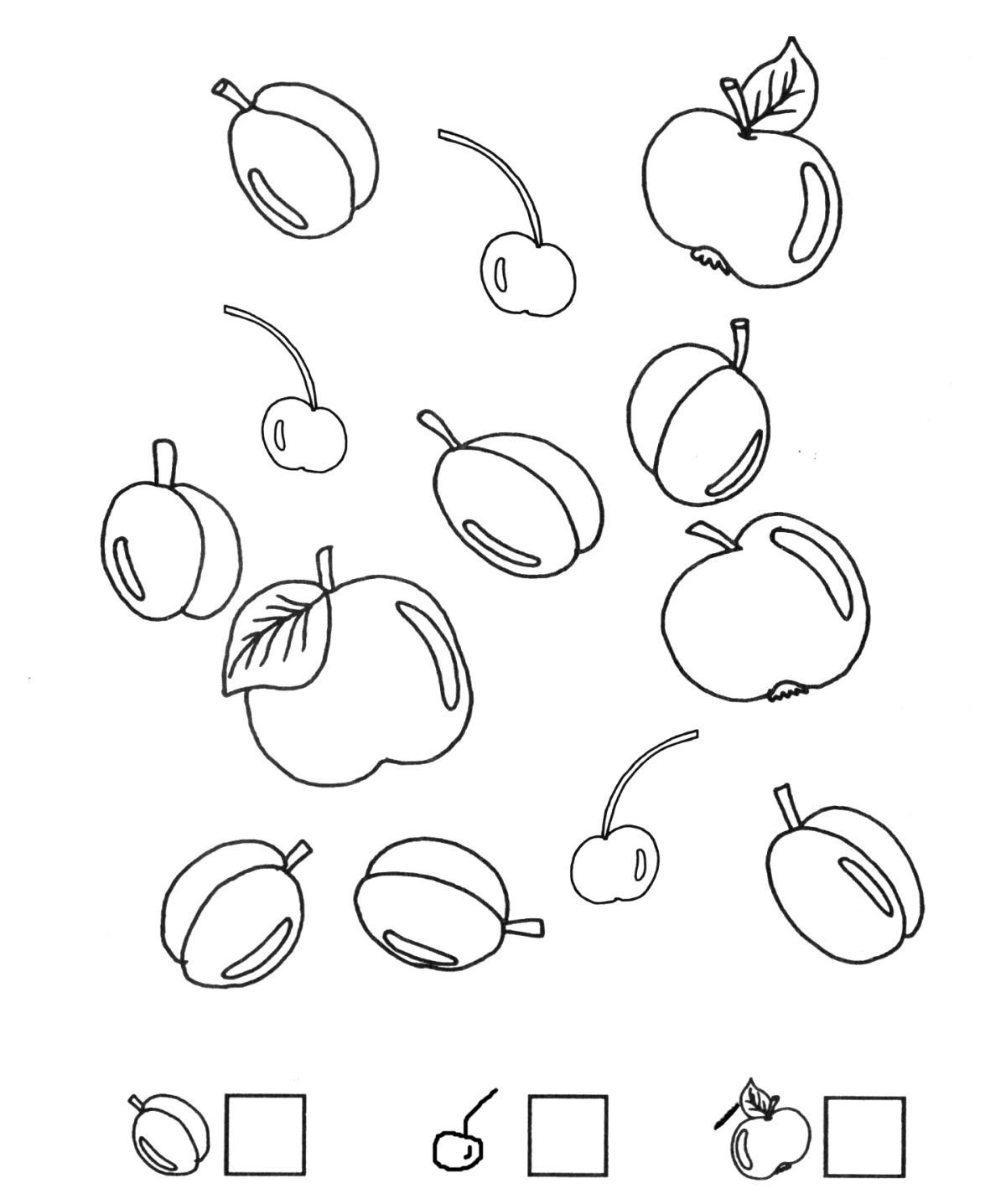 Малина раскраска