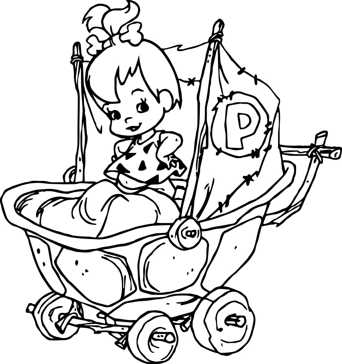 Люлька раскраска