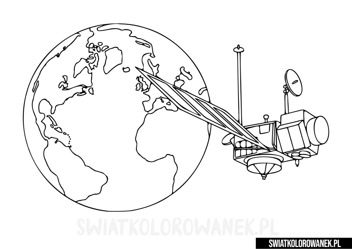 Планета земля раскраска для детей