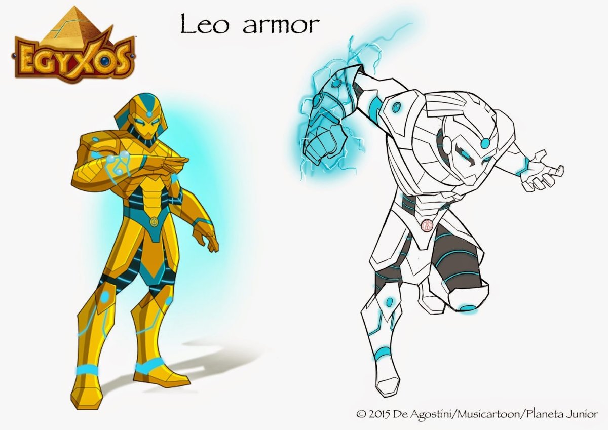 Раскраска египтус Лео