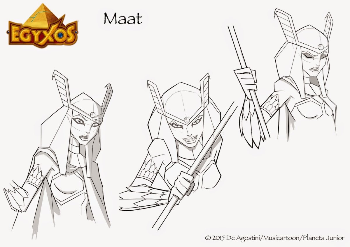 Раскраска египтус Нейт