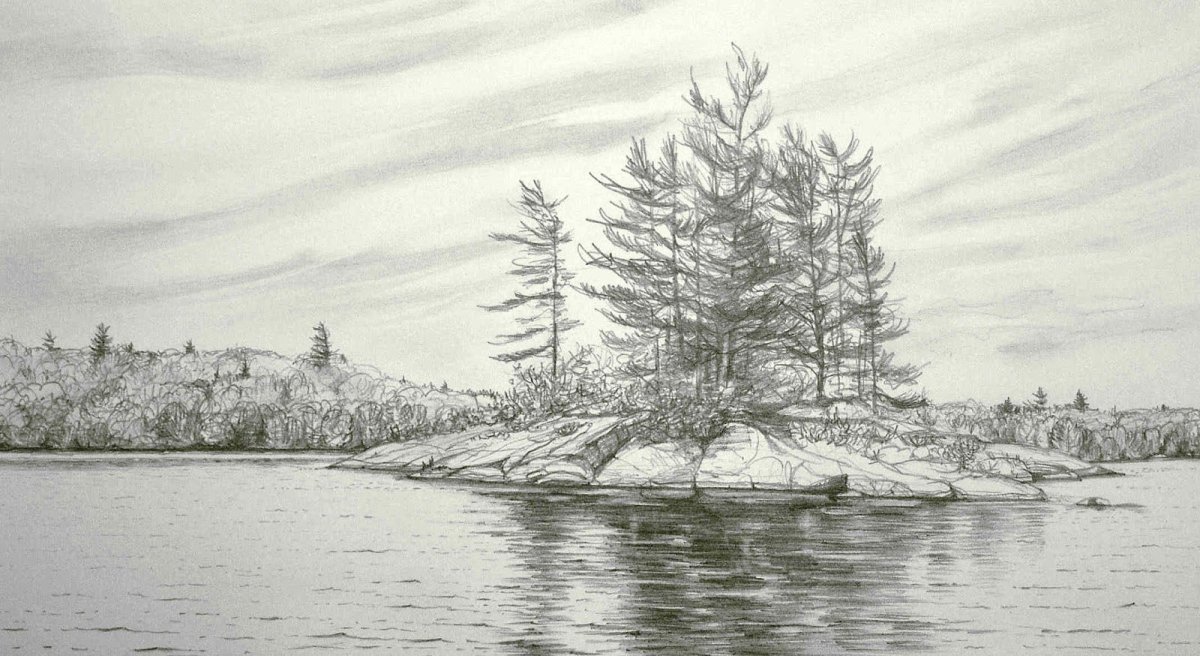 Ладожское озеро картина