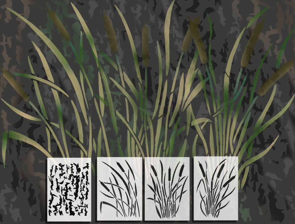 Трафарет камуфляжа для покраски