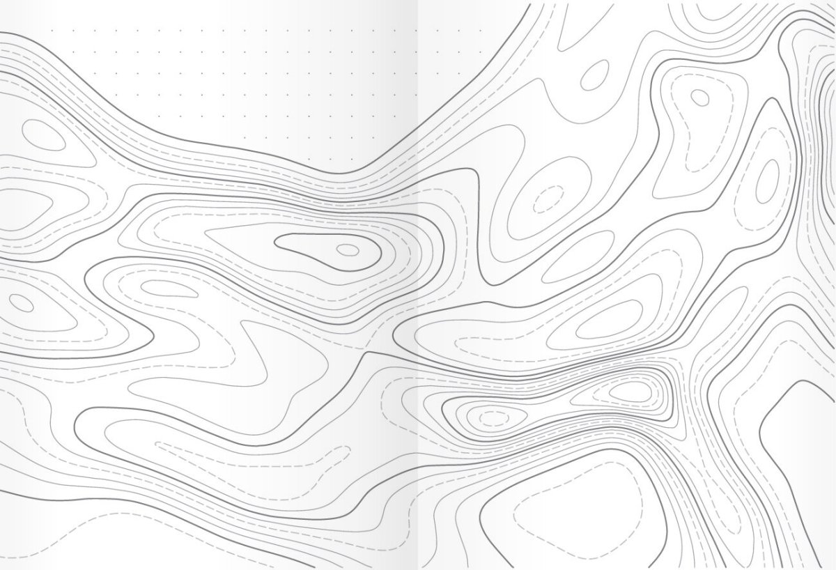 Векторная топографическая карта