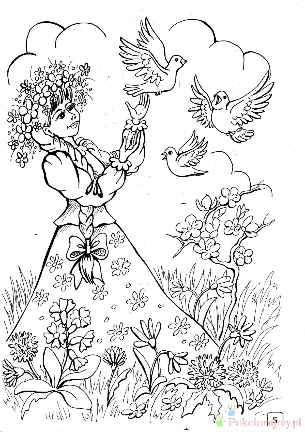 Раскраски картины для девочек