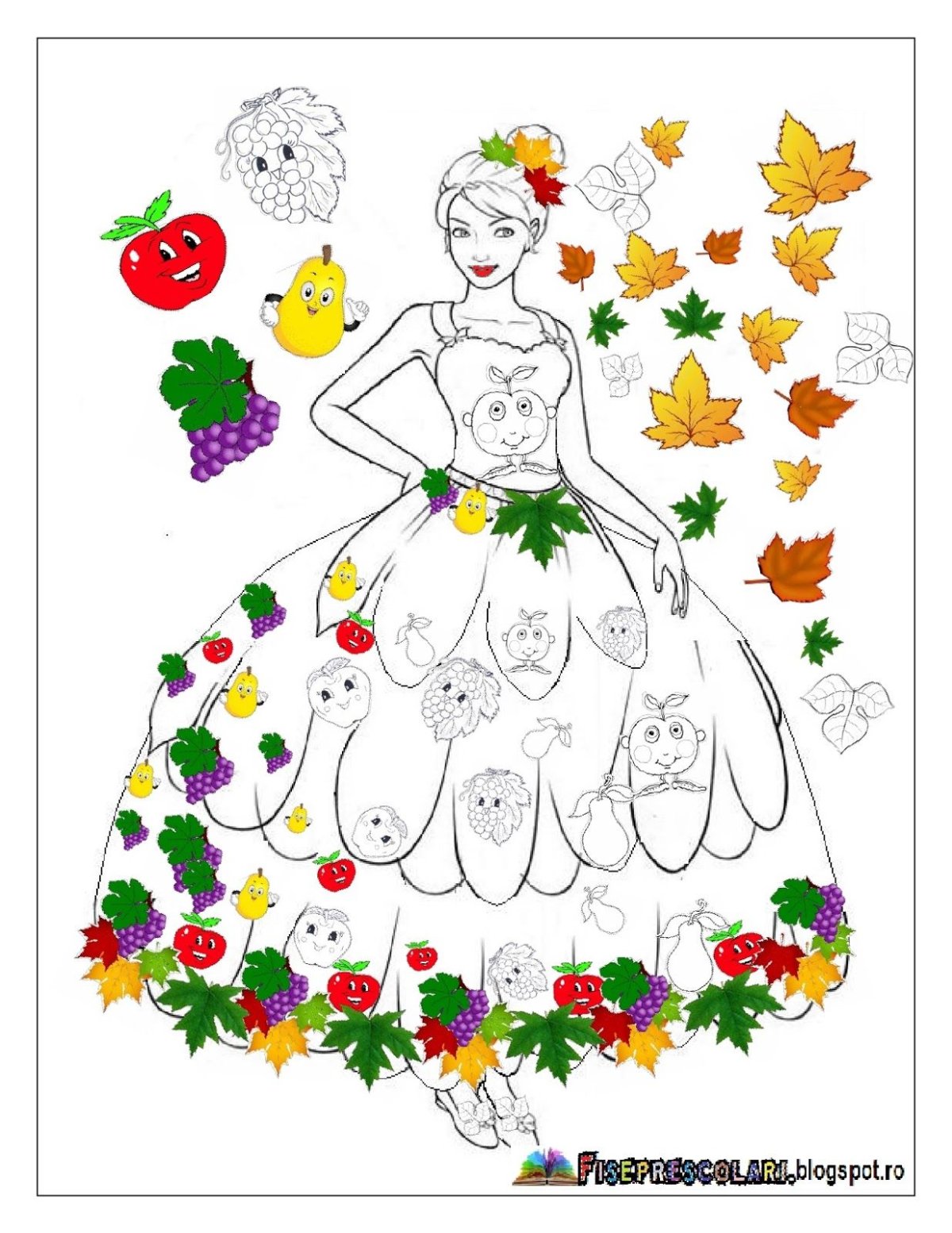 Раскраски девушки