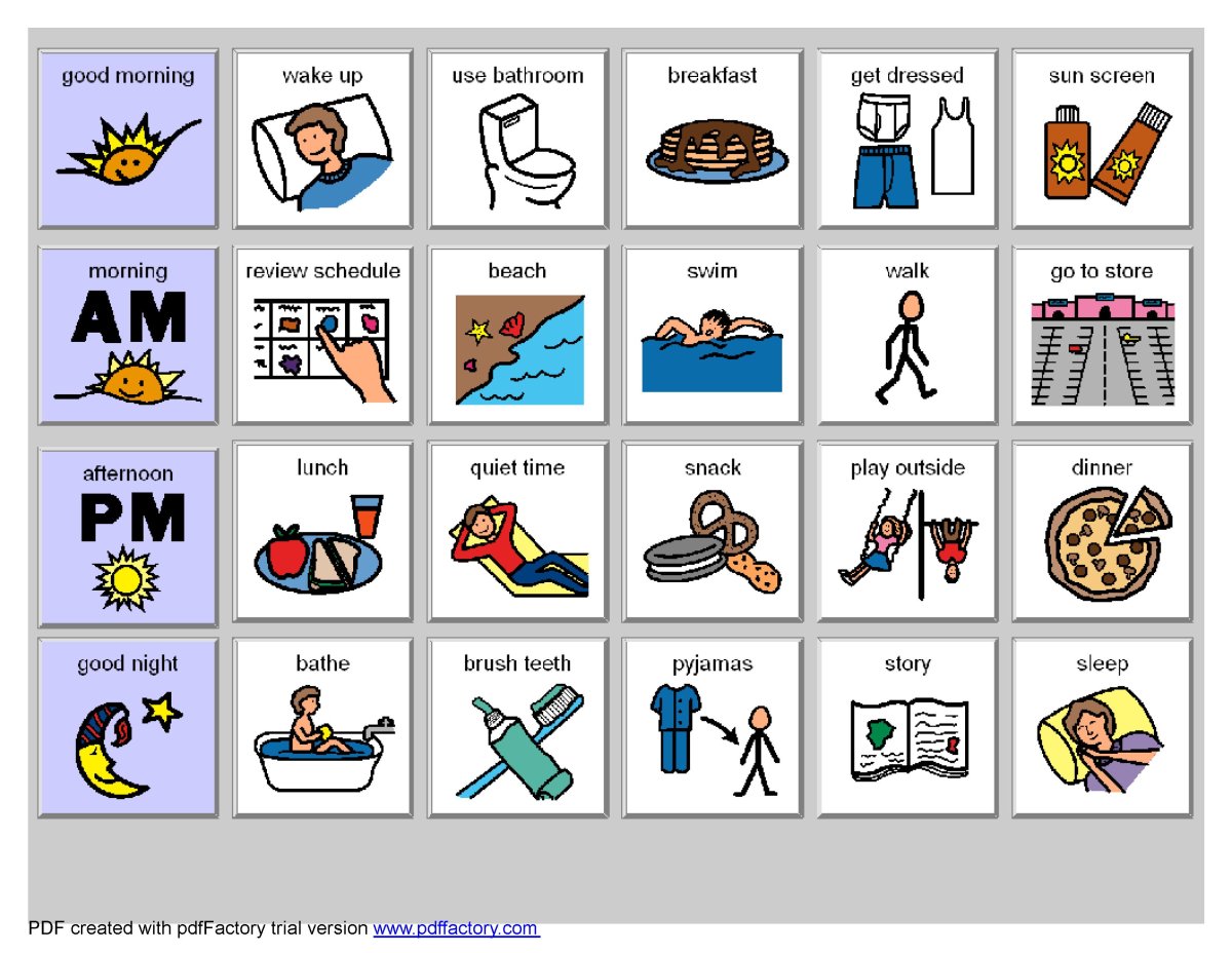 Карточки для коммуникации pecs