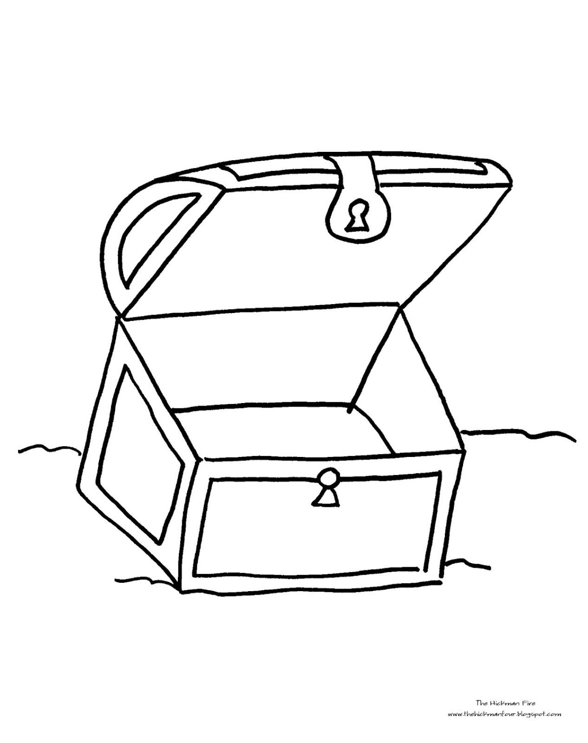 Сундук рисунок карандашом