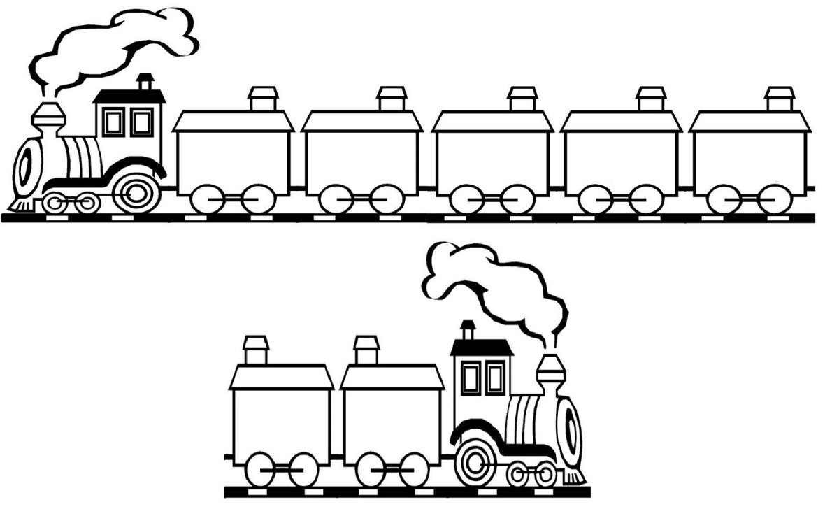 Поезд с цистернами раскраска