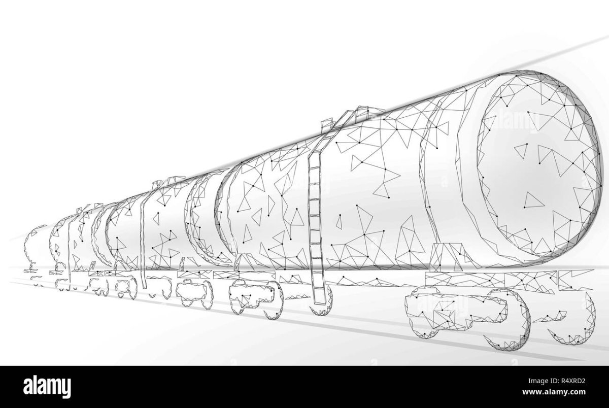 Раскраска поезд