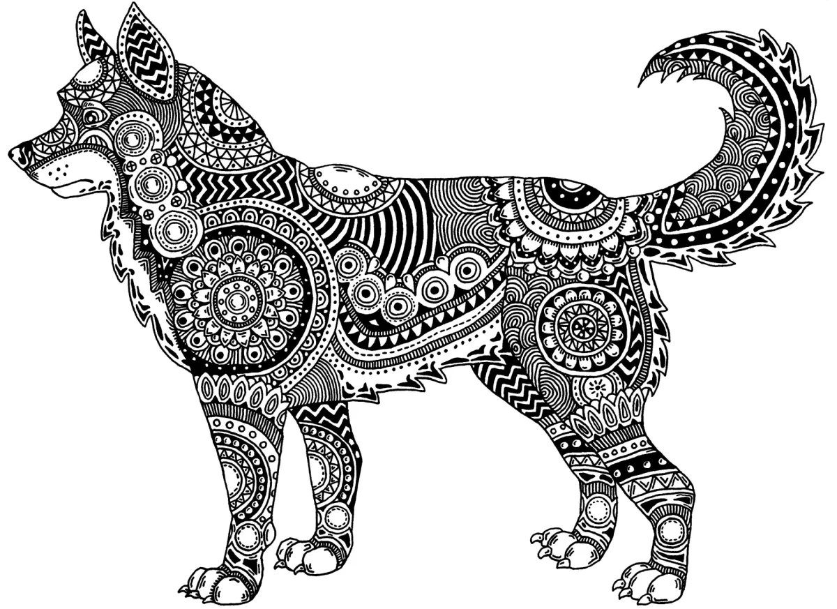 Мандала собака