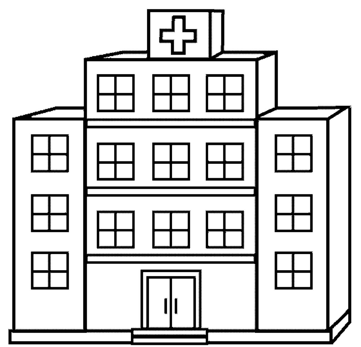 Дом раскраска для детей