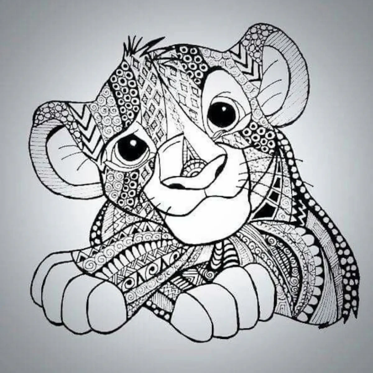 Раскраски антистресс Стич