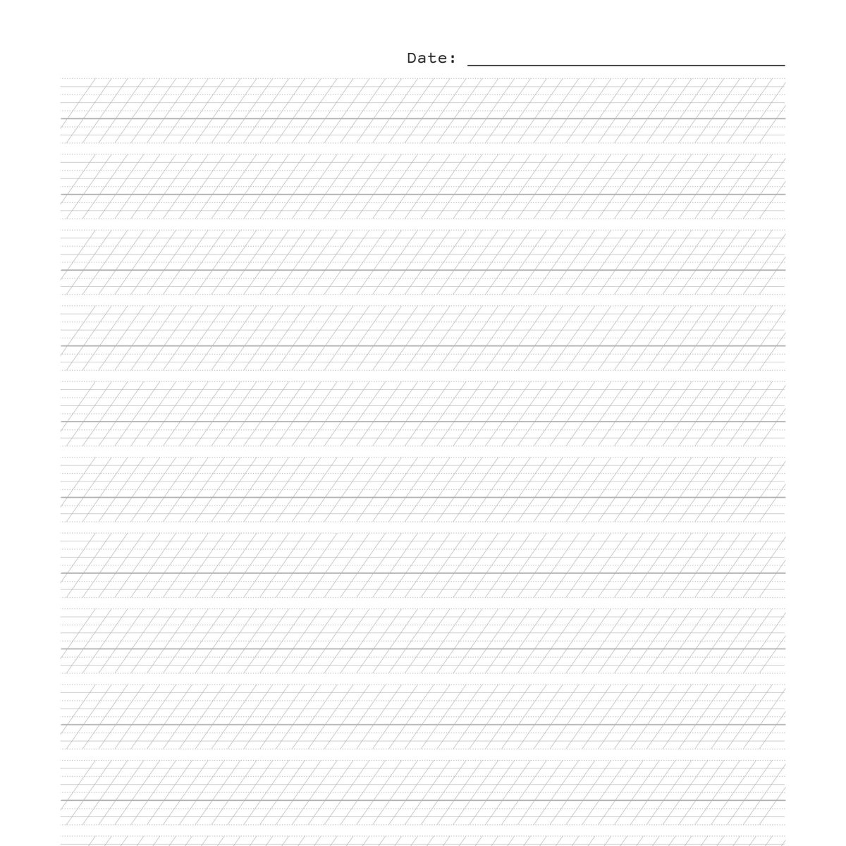 Разлиновка косая линия