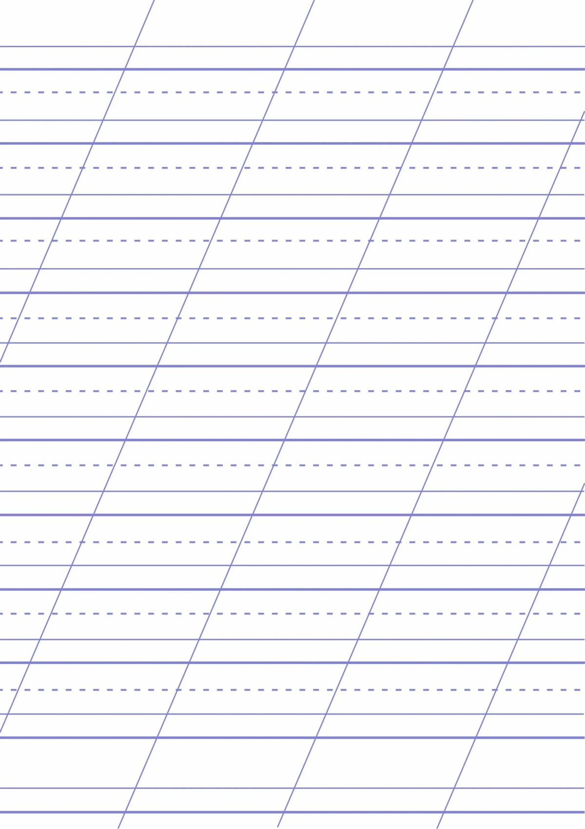 Разлиновка косая линия а4