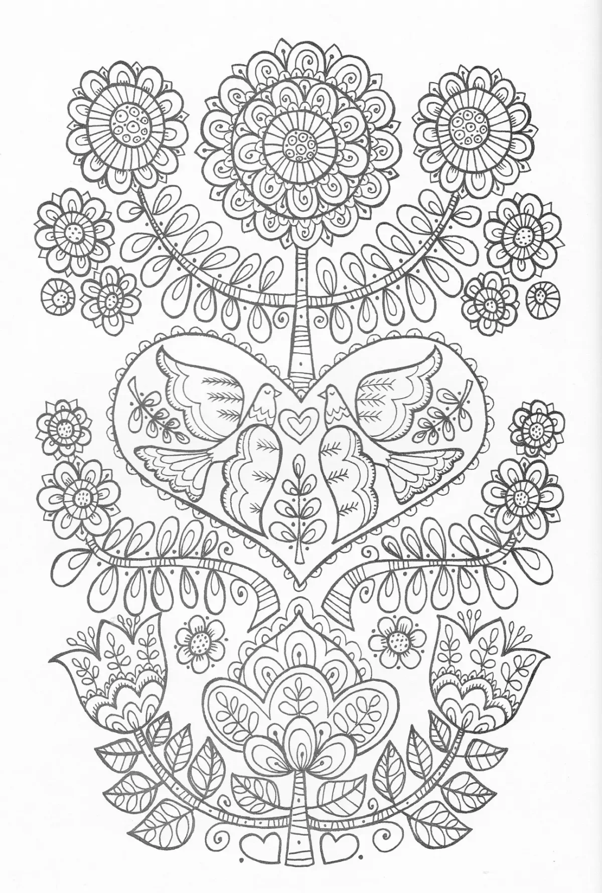 Раскраска скандинавские узоры