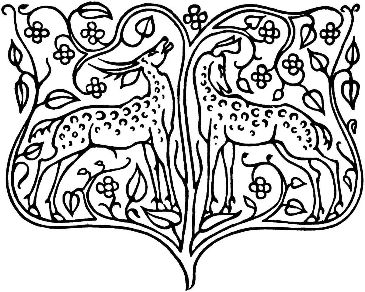 Славянский зооморфный орнамент