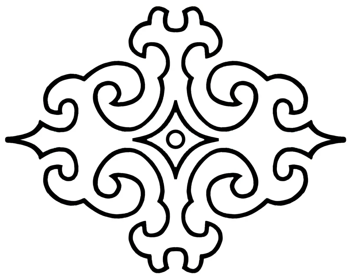 Казахский национальный узор