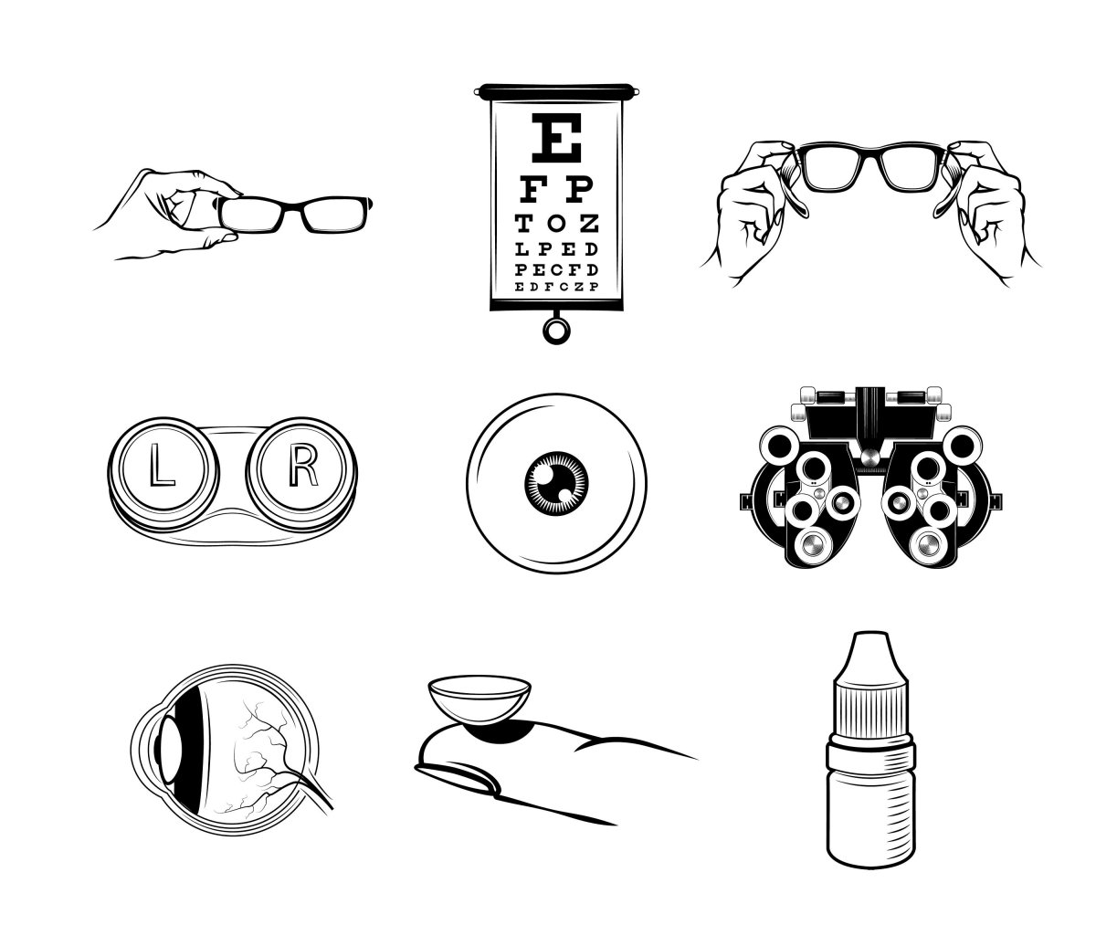 Инструменты окулиста для детей