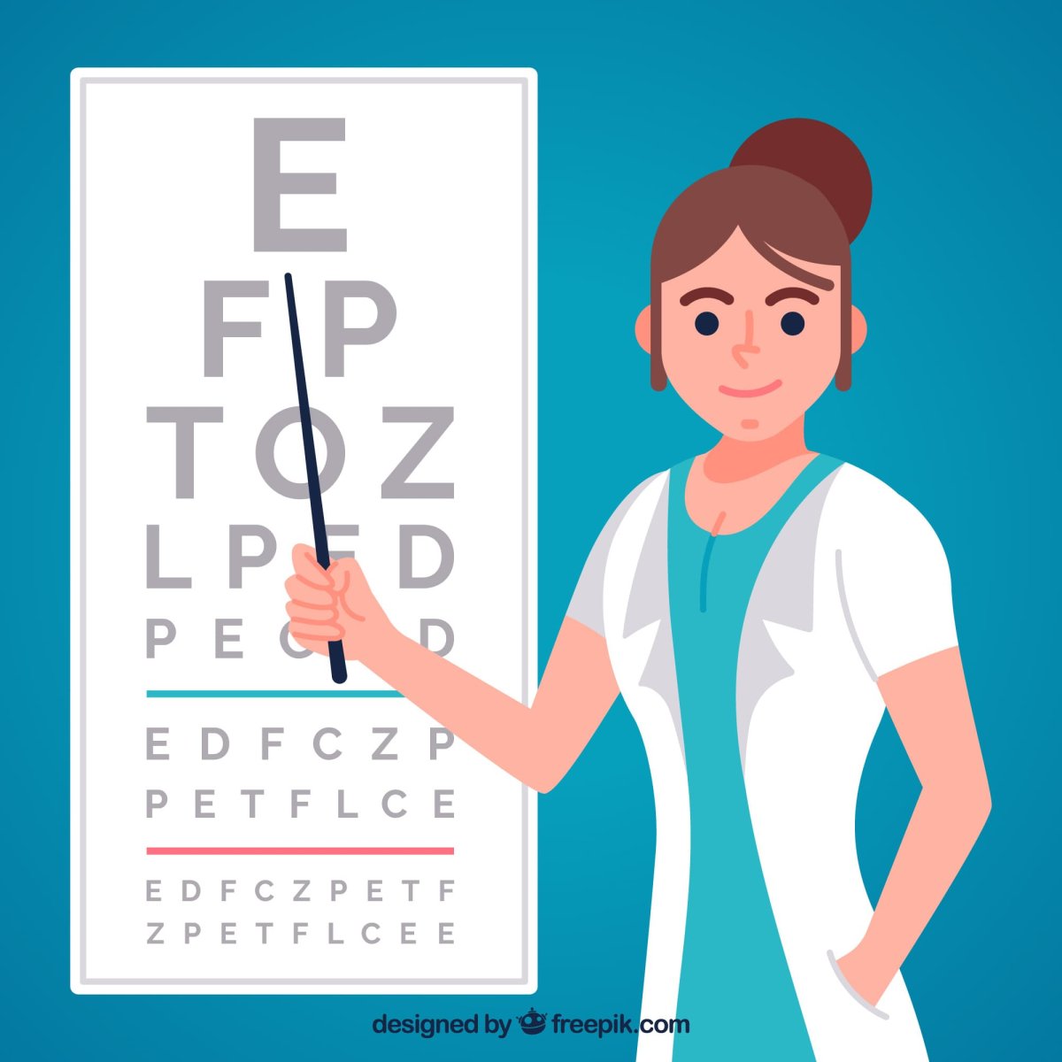 Окулист рисунок