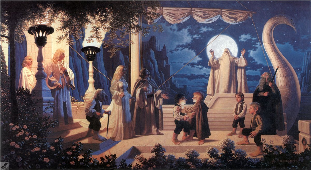 Грег и тим Хильдебрандт иллюстрации к Властелину колец