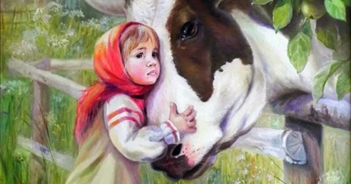 Рисунок к сказке крошечка Хаврошечка