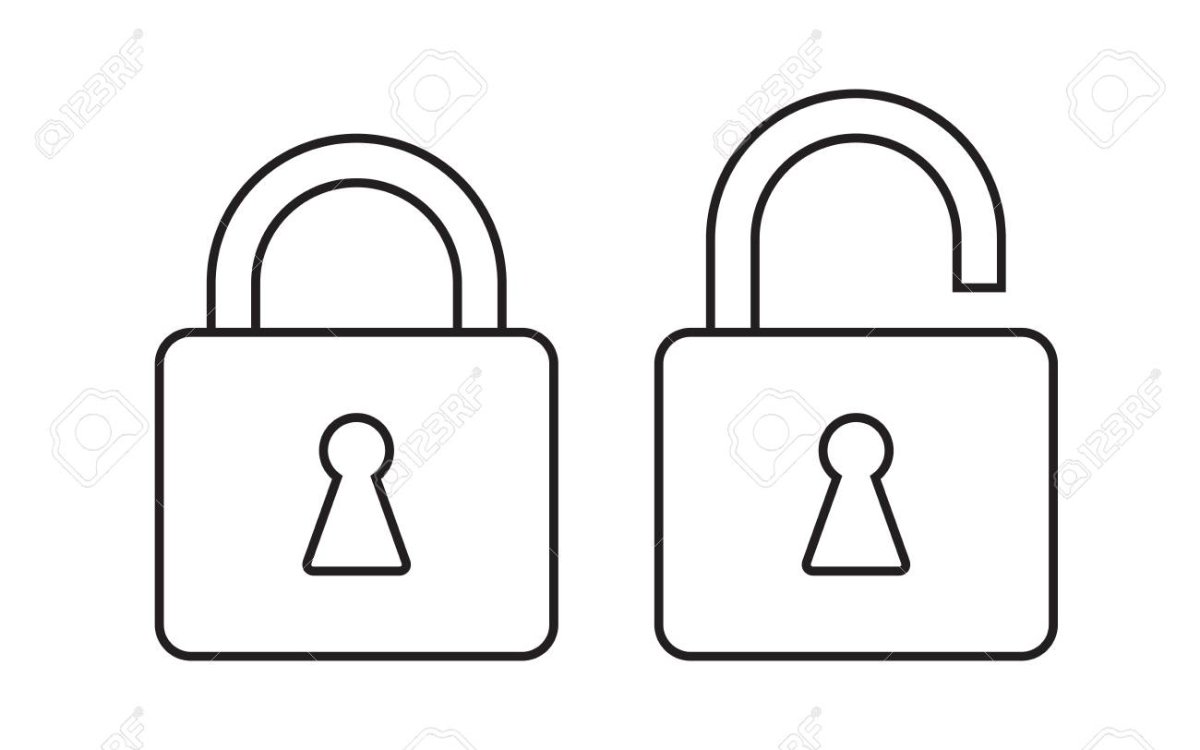 Замок навесной раскраска для детей