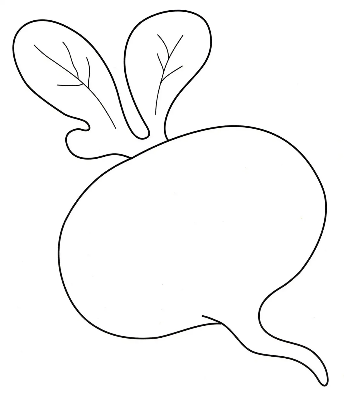 Свекла черно белая