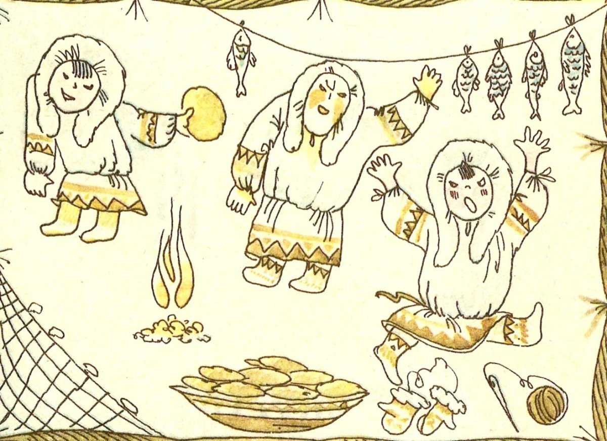 Сказка Кукушка раскраска