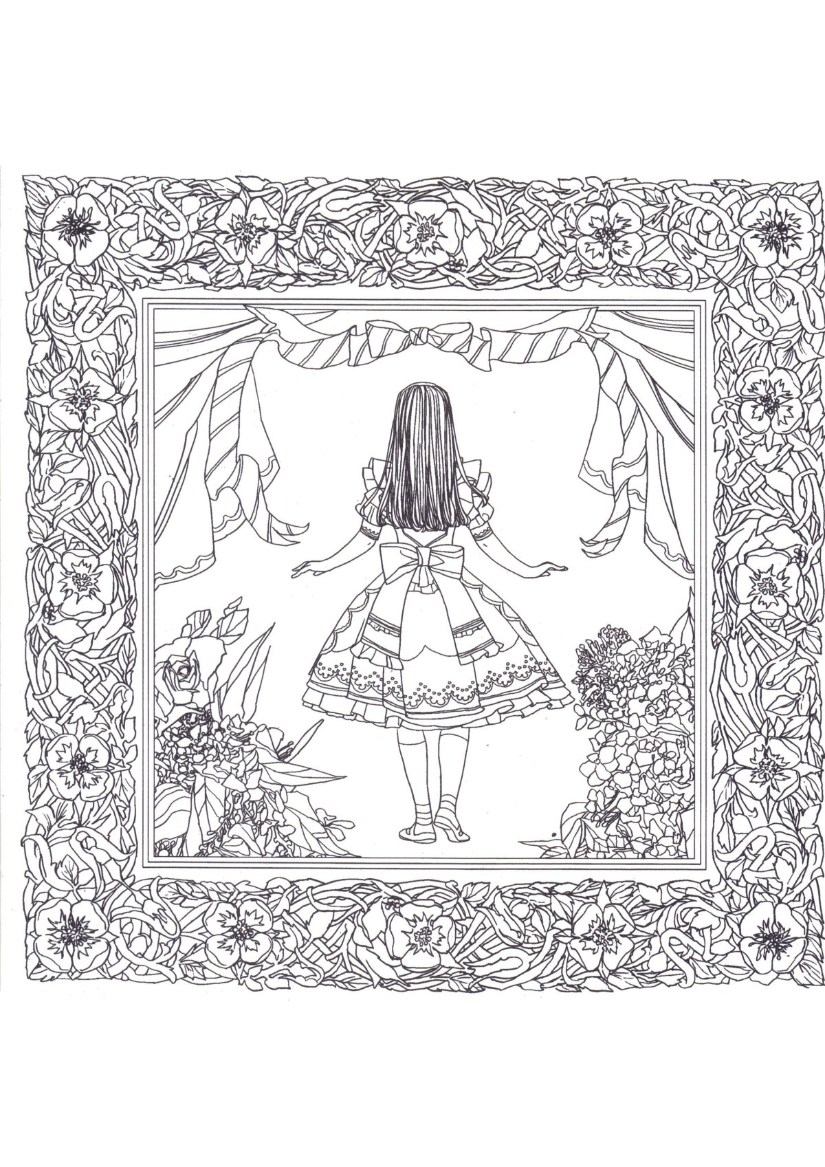 Алиса в стране чудес антистресс