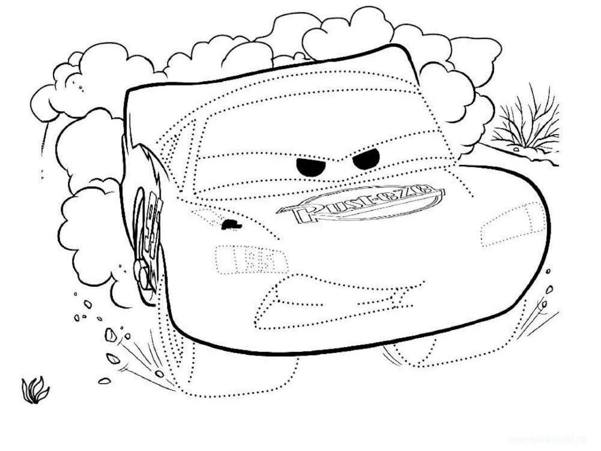 Раскраски для мальчиков Маквин