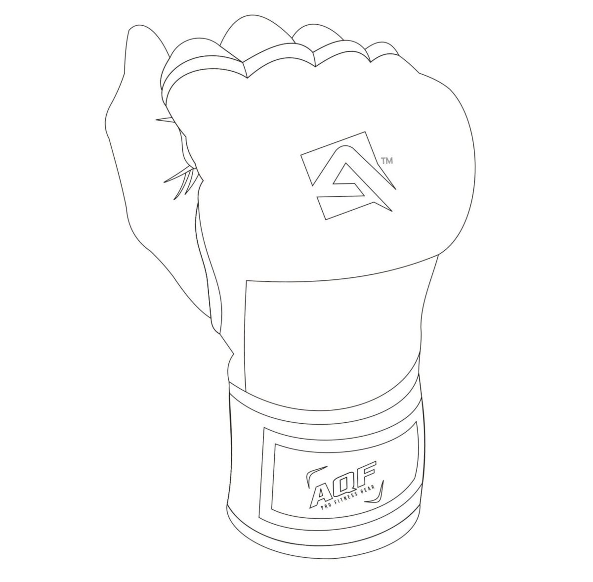 Трафарет перчаток