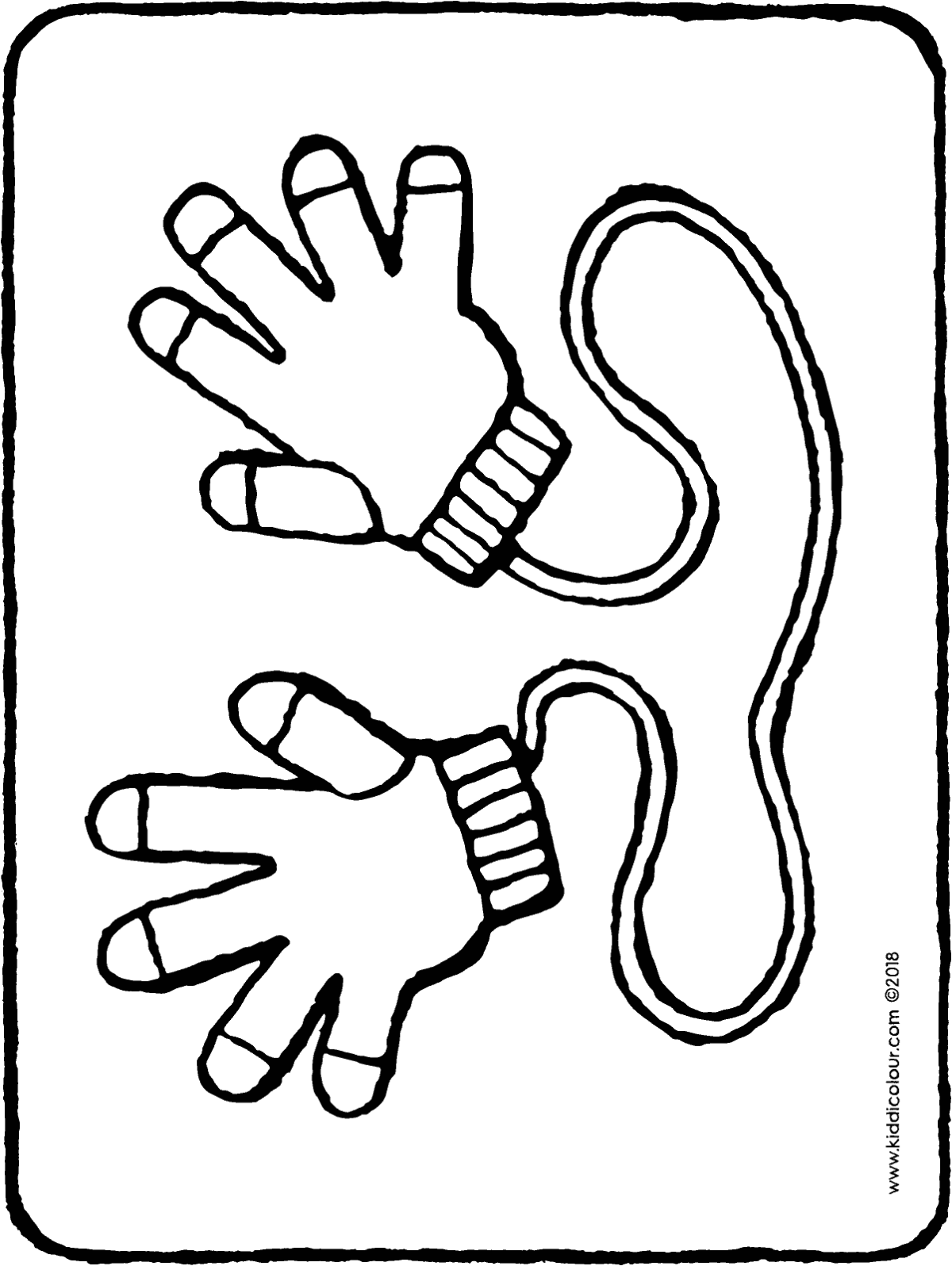 Эскиз перчаток