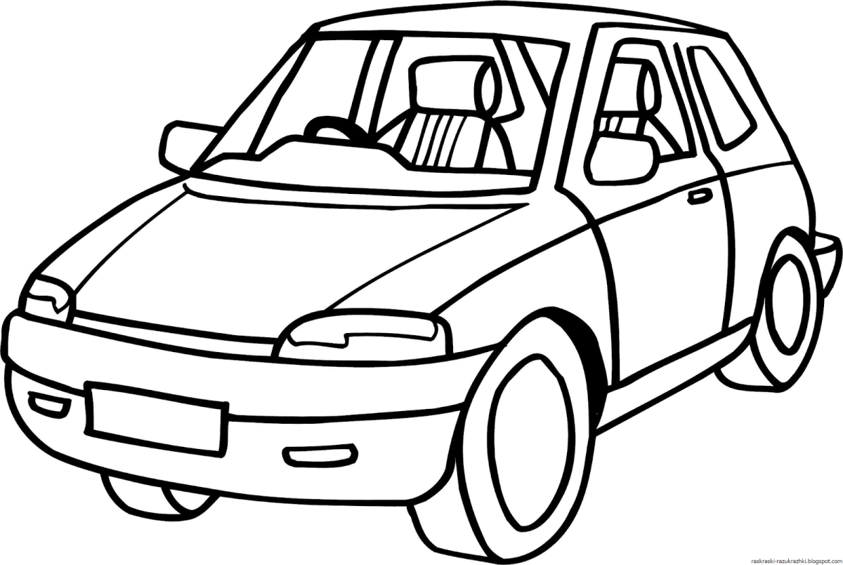 Автомобили (раскраски)