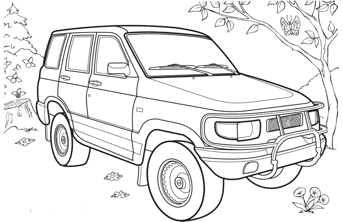 Разукрашка УАЗ Патриот