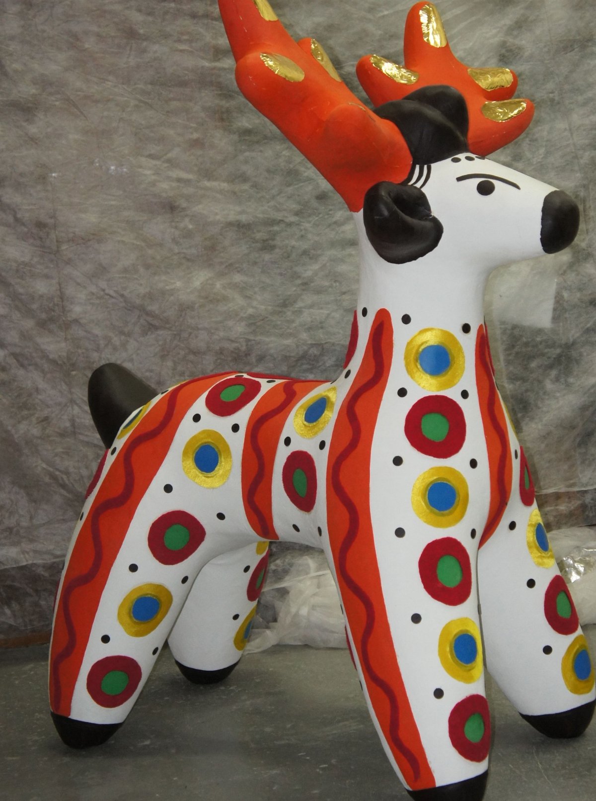 Дымковская лошадка трафарет