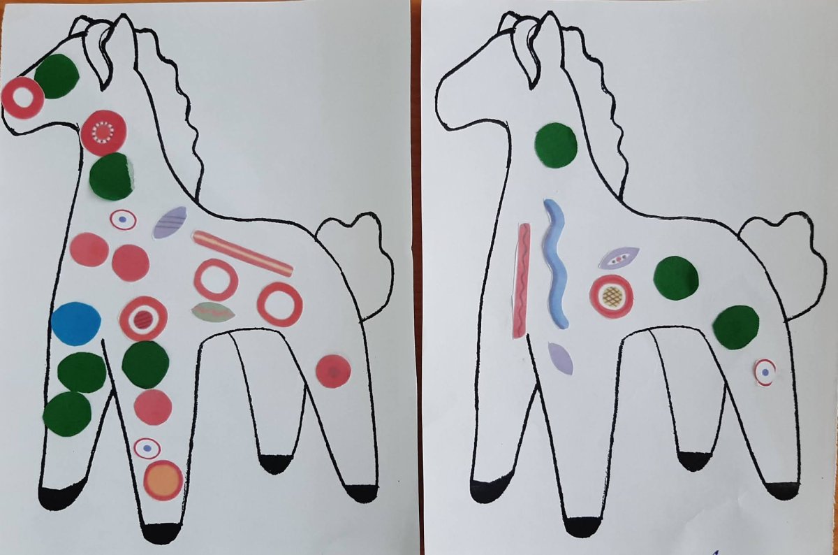 Элементы росписи дымковской игрушки