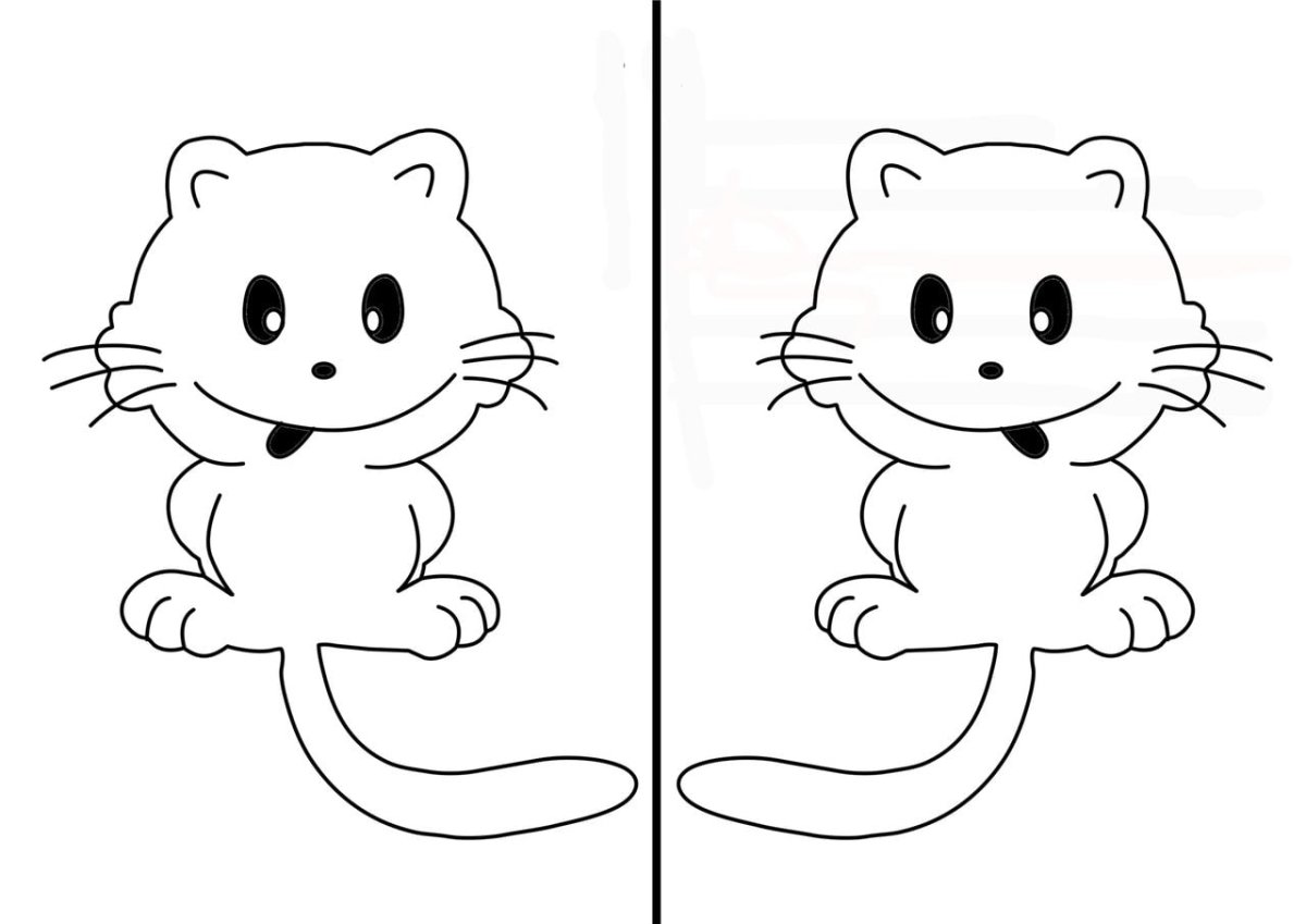 Рисунки для раскрашивания двумя руками