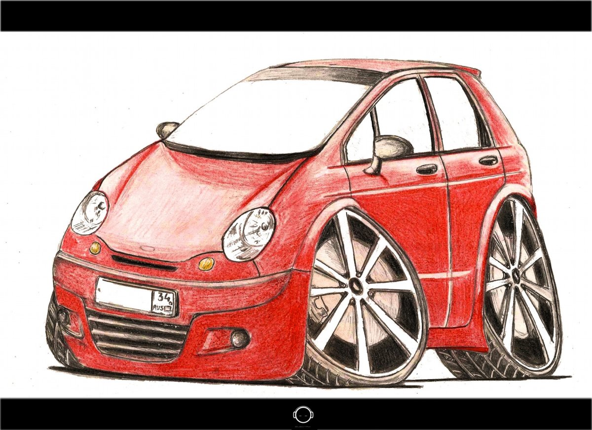 Раскраска Хендай Матрикс