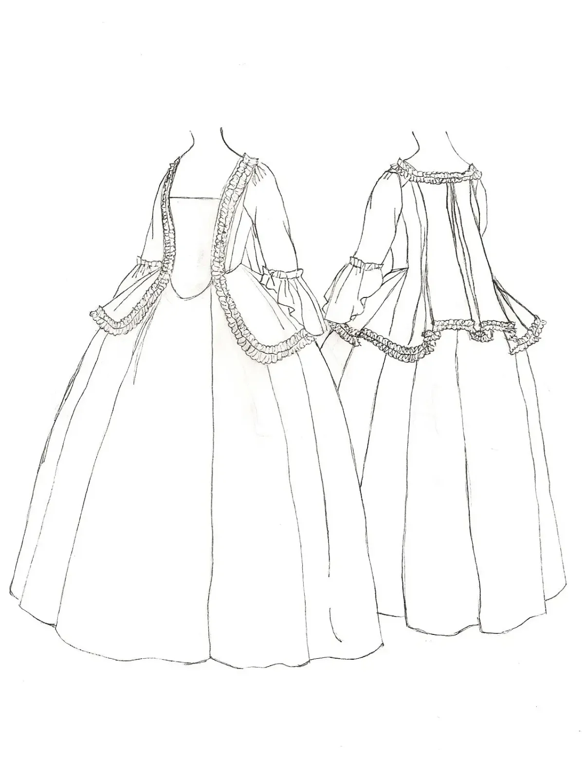 Раскраска Средневековая принцесса