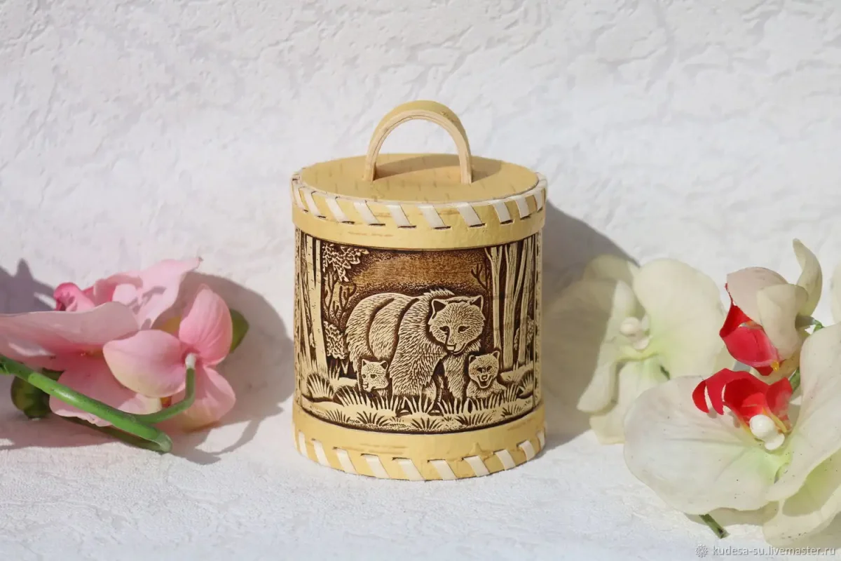 Птица Сирин роспись Великоустюгская