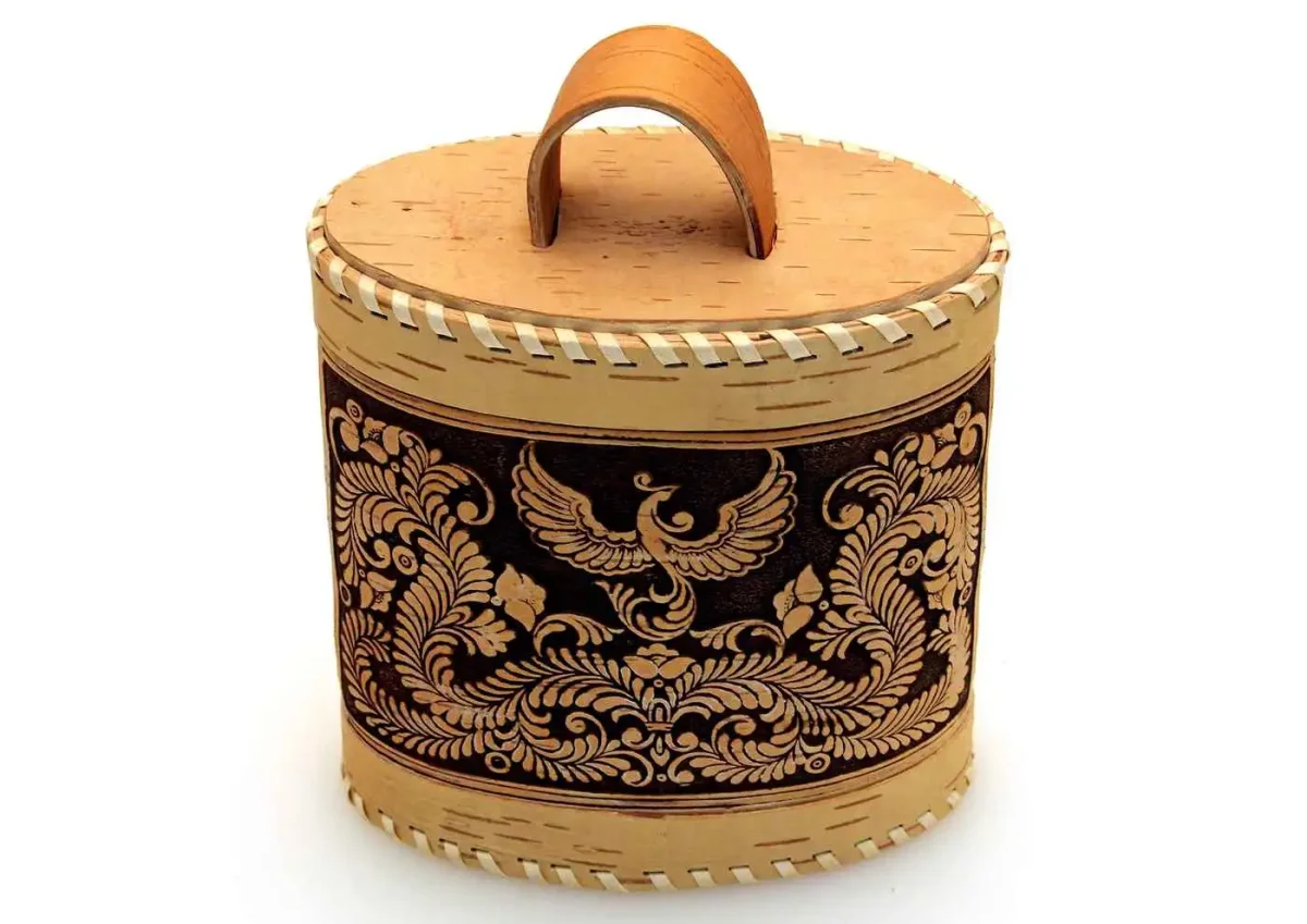 Туесок из бересты своими