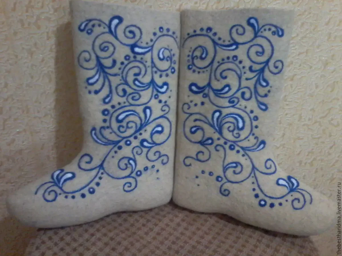 Валенки Гжель