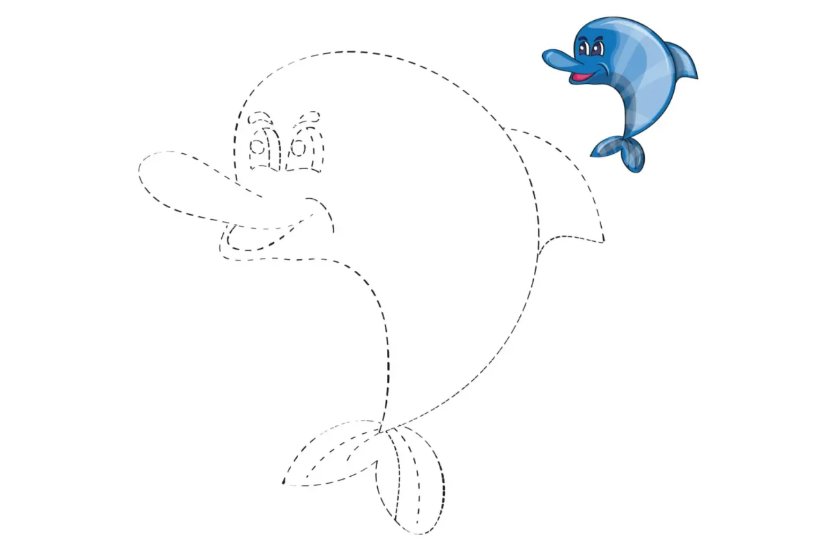 Акула раскраска для детей 4-5 лет