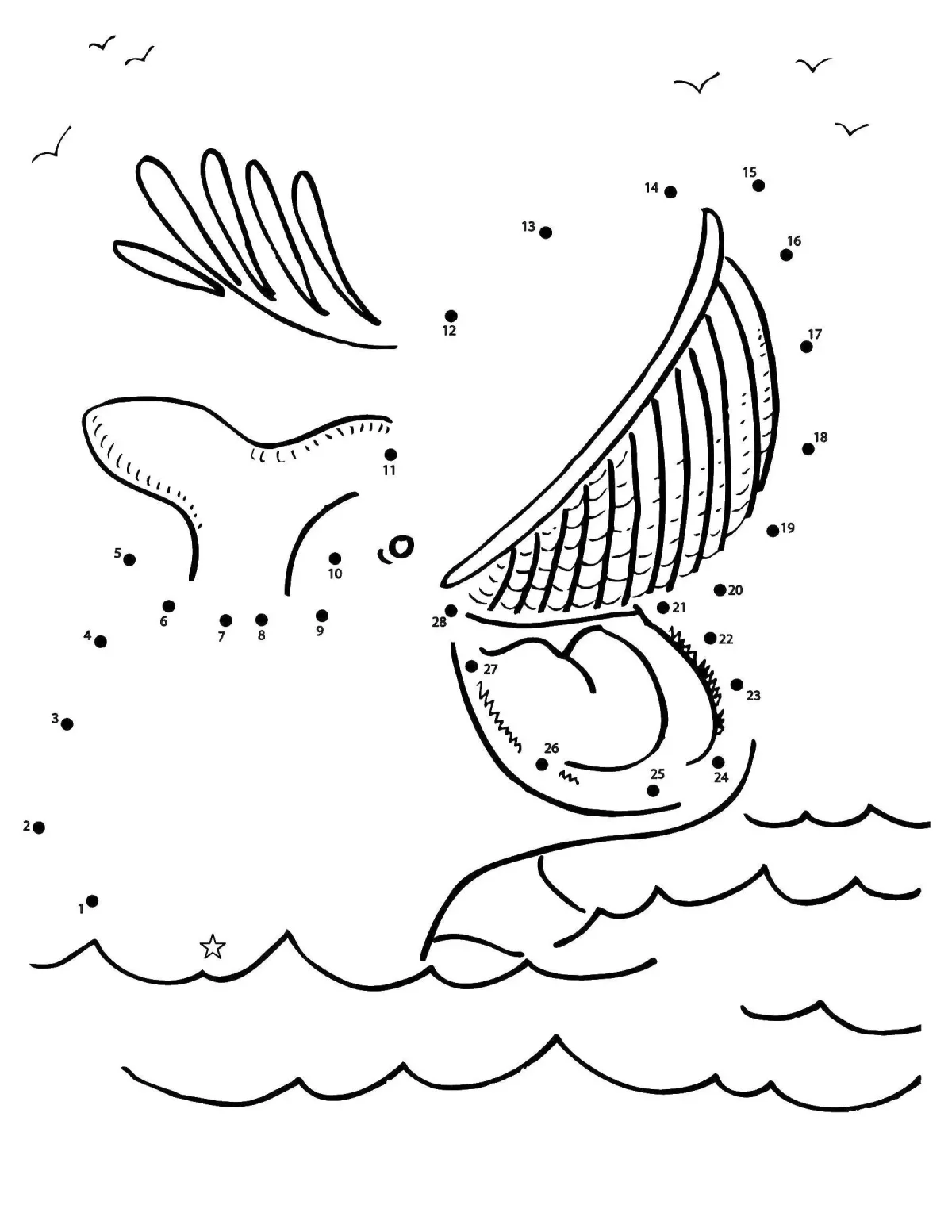 Крокодил по точкам