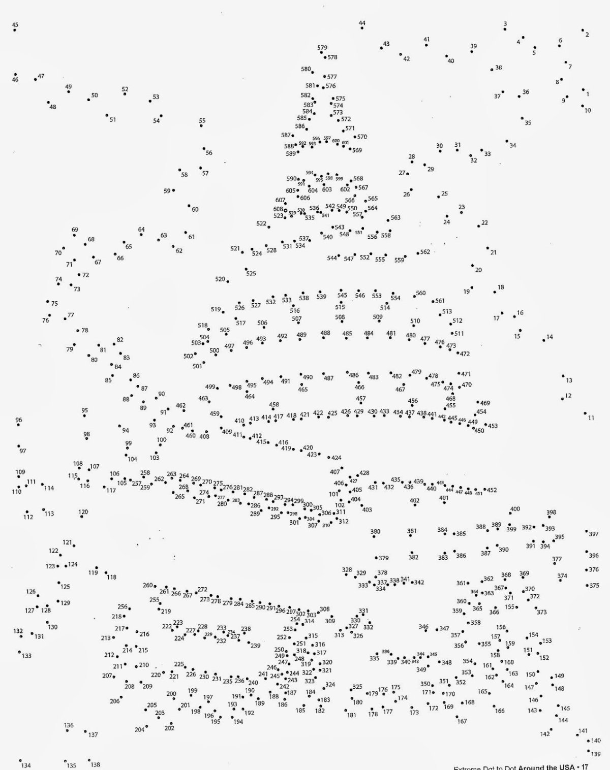 Рисование по точкам с цифрами