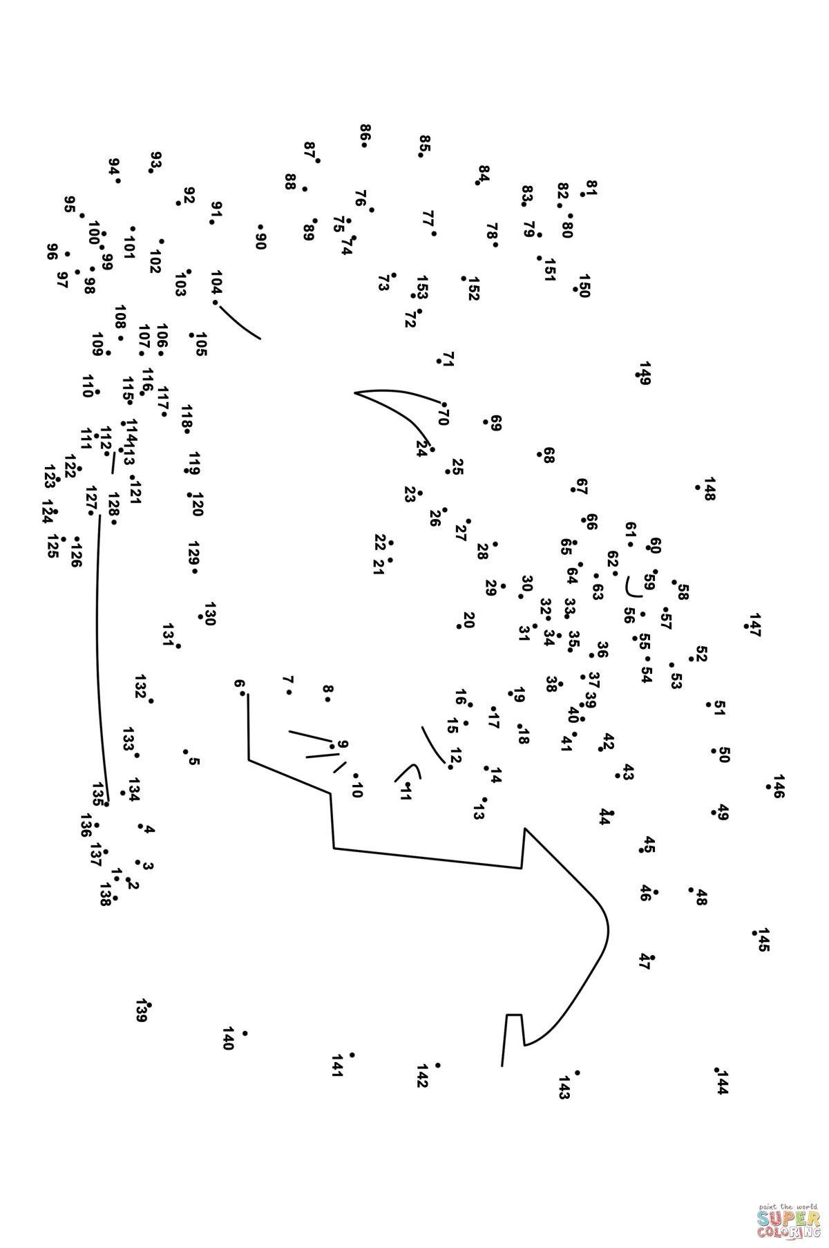 Домики для раскрашивания с цифрами