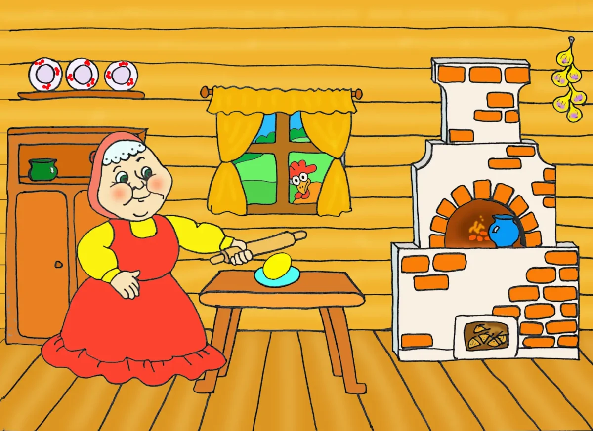 Печка из сказки гуси лебеди