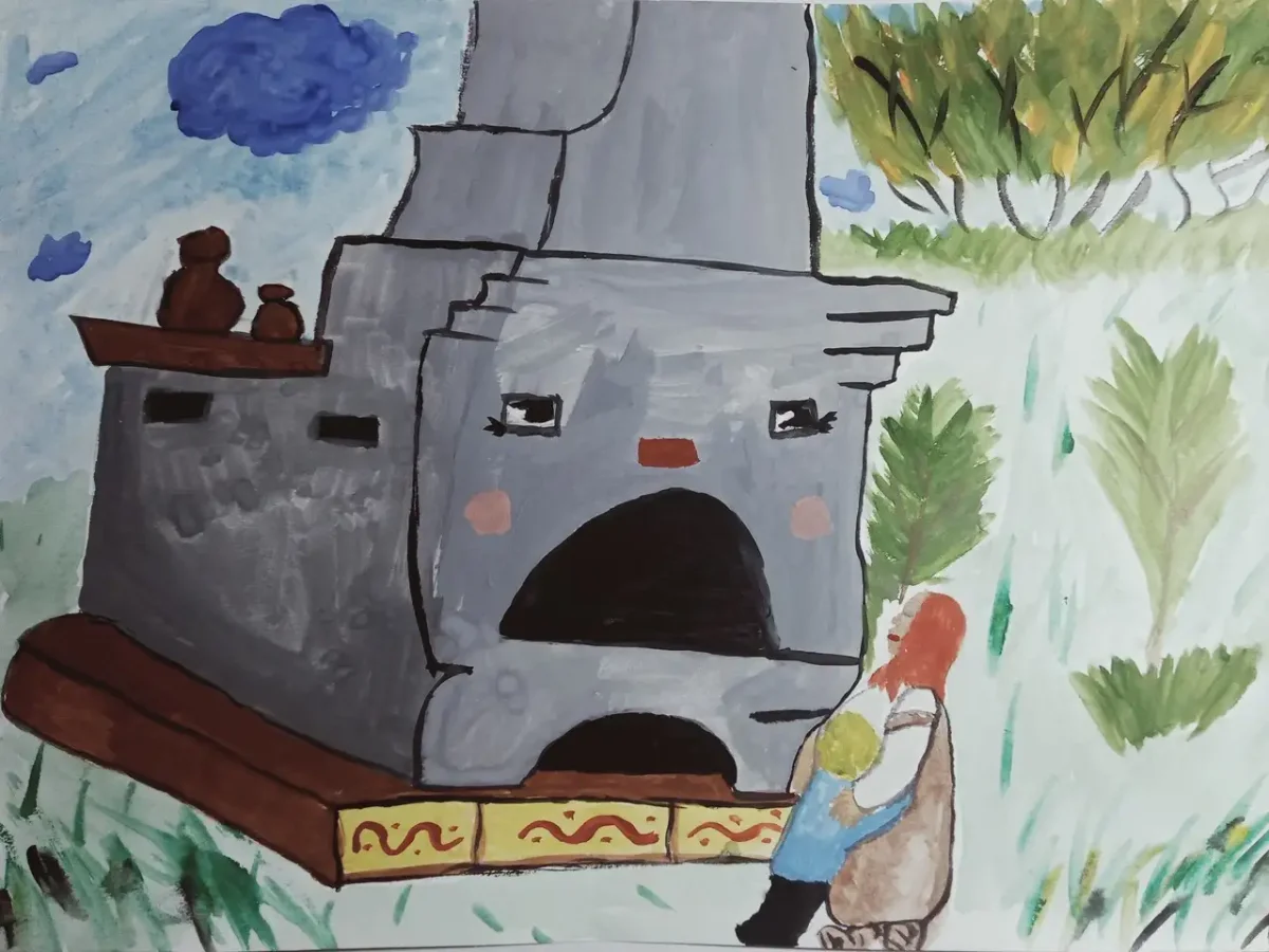 Сказка волк и семеро козлят раскраска